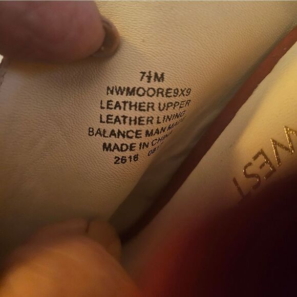 NINE WEST RED SUEDE SLINGBACKS - Picture 5 of 7